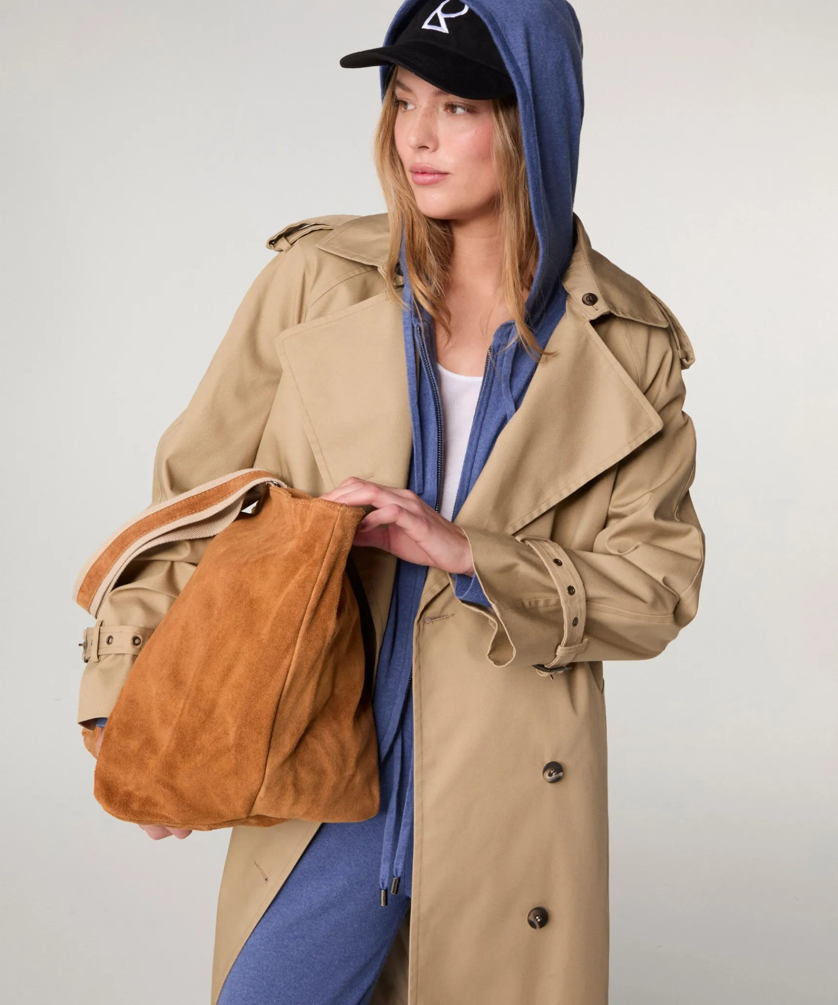 New Rodier Trench-coat oversize beige