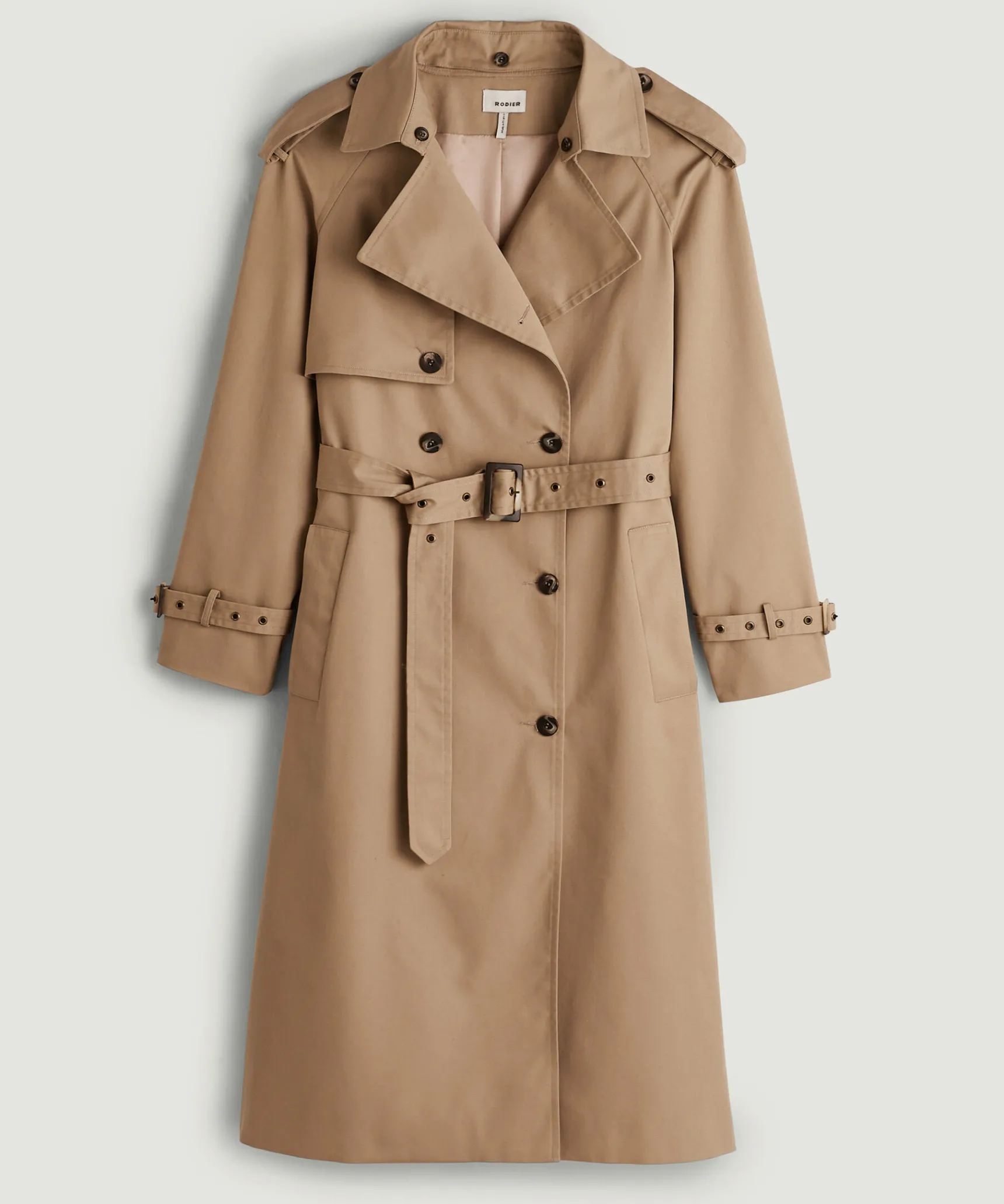 New Rodier Trench-coat oversize beige
