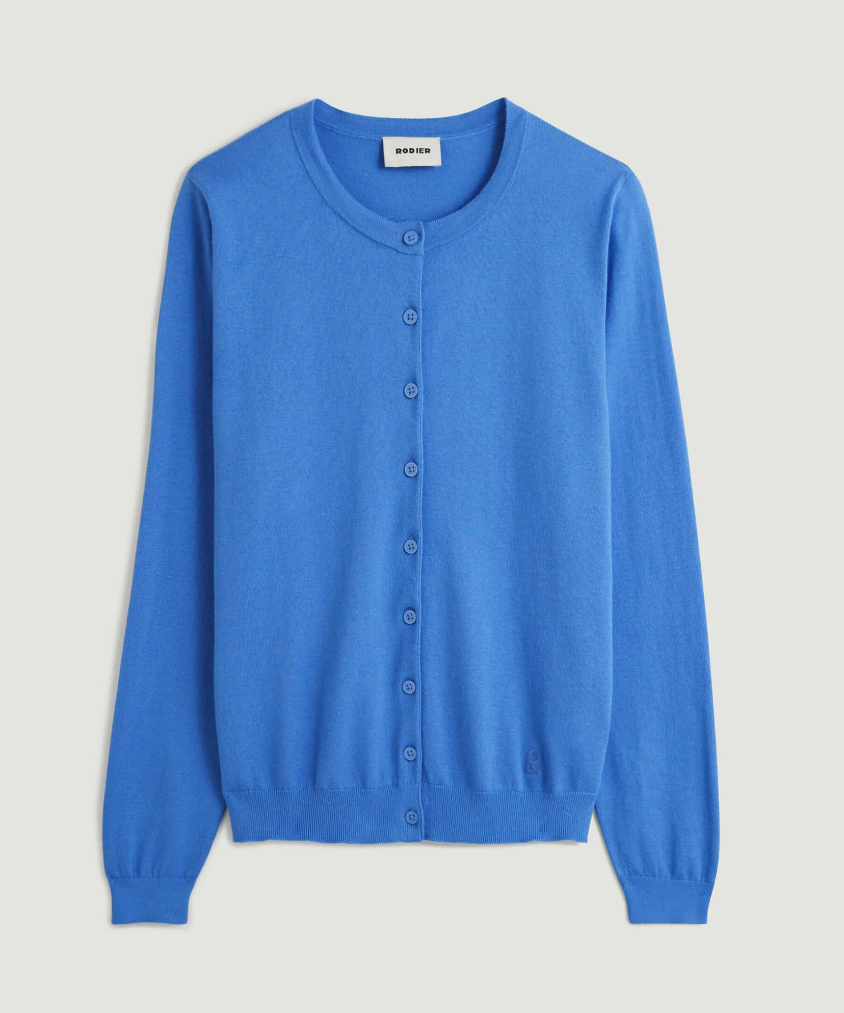 Rodier Twin-set coton bleu horizon