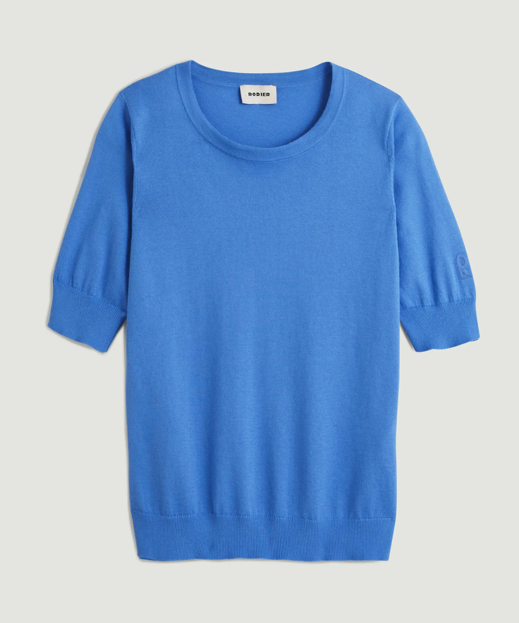 Rodier Twin-set coton bleu horizon