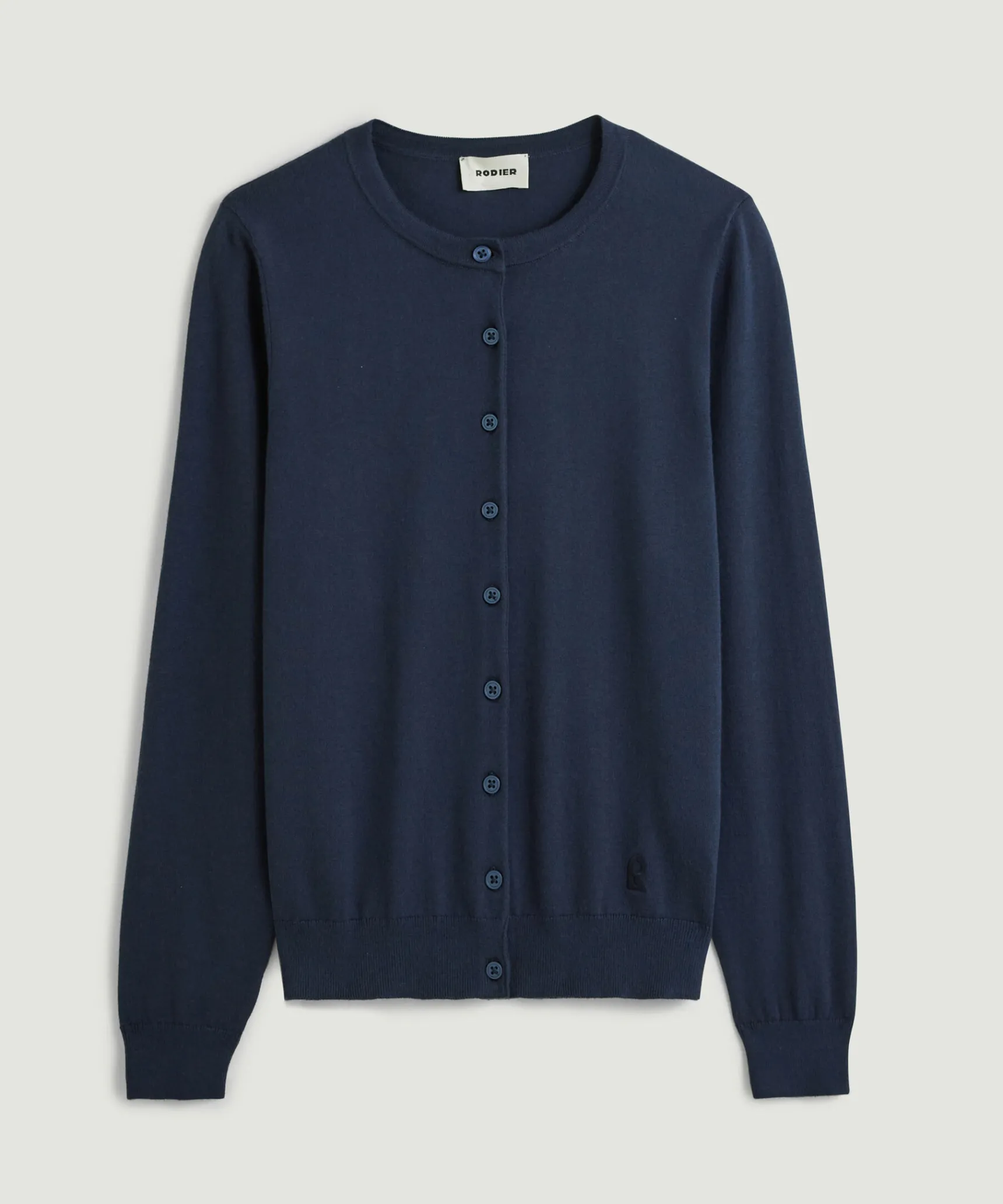 Online Rodier Twin-set coton bleu nuit
