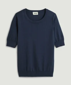 Online Rodier Twin-set coton bleu nuit