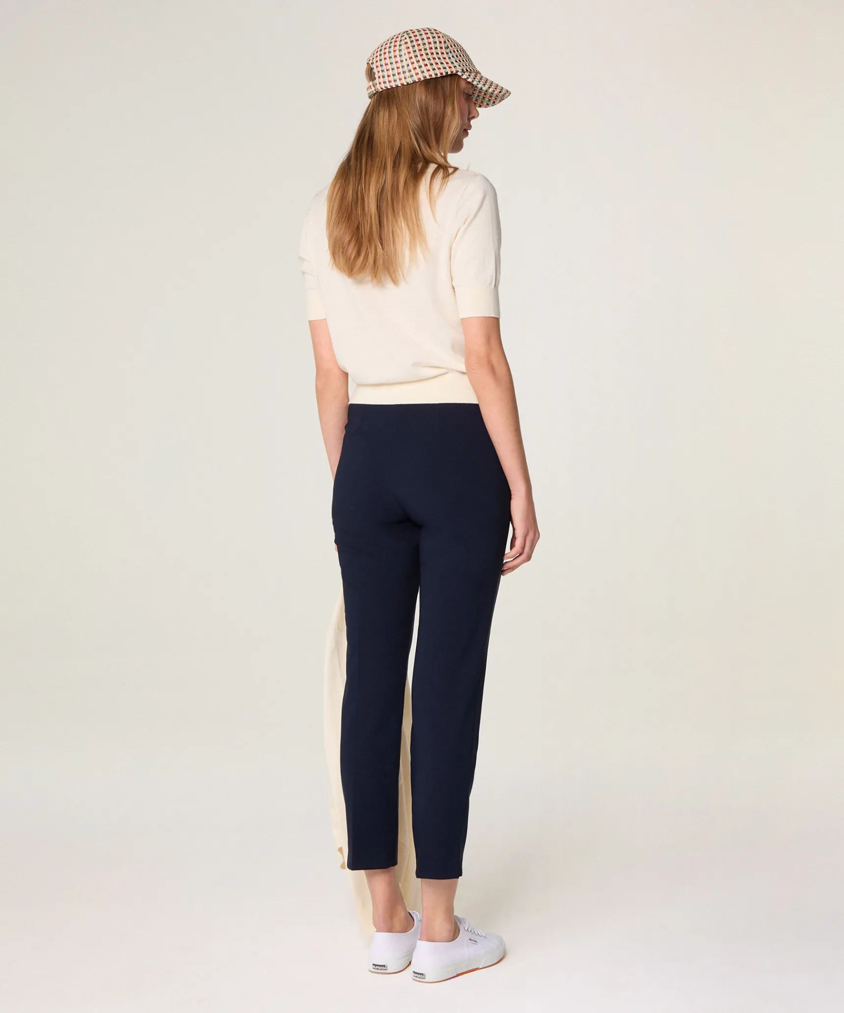 Clearance Rodier Twin-set en coton blanc écru