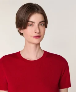 Rodier Twin-set en laine mérinos rouge