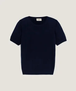 Sale Rodier Twin-set en maille bleu nuit