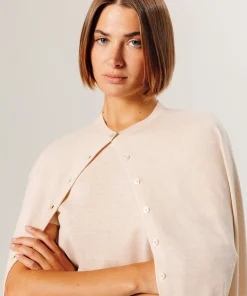 Best Rodier Twin-set en maille blanc ecru