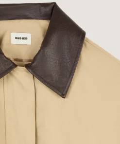 Rodier Veste de chasse beige foncé